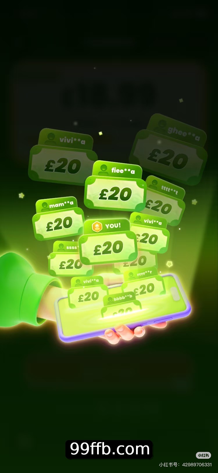 Interface do App 99f